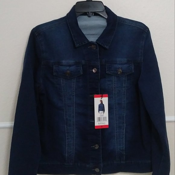 Buffalo David Bitton Jackets & Blazers - Buffalo David Bitton Knit Denim Jacket M